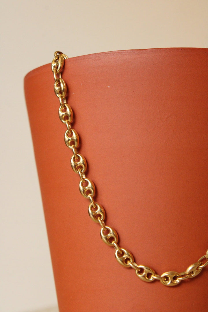 14K Gucci Puff Chain 20inch - Kingdom Jewelry