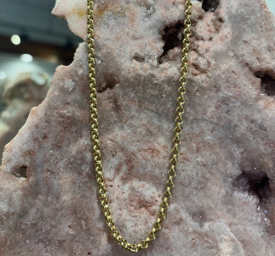 14k Rolo Chain 16 Inches - Kingdom Jewelry