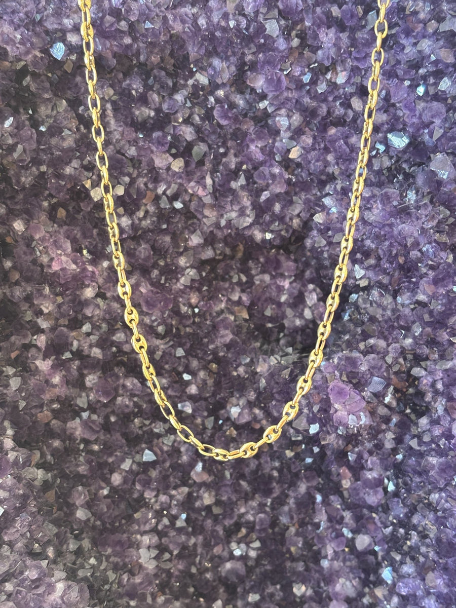14k Solid Gucci Puff 20 Inch Chain - Kingdom Jewelry
