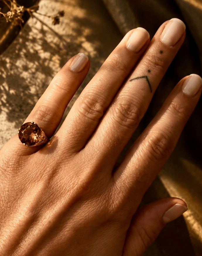 14K Vintage Citrine Ring - Kingdom Jewelry