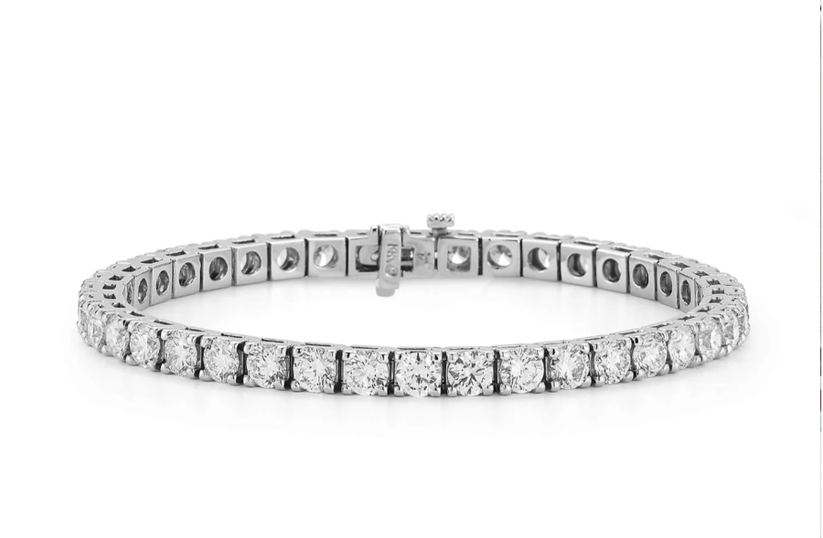 14k White Gold 7ct Lab Diamonds - Kingdom Jewelry