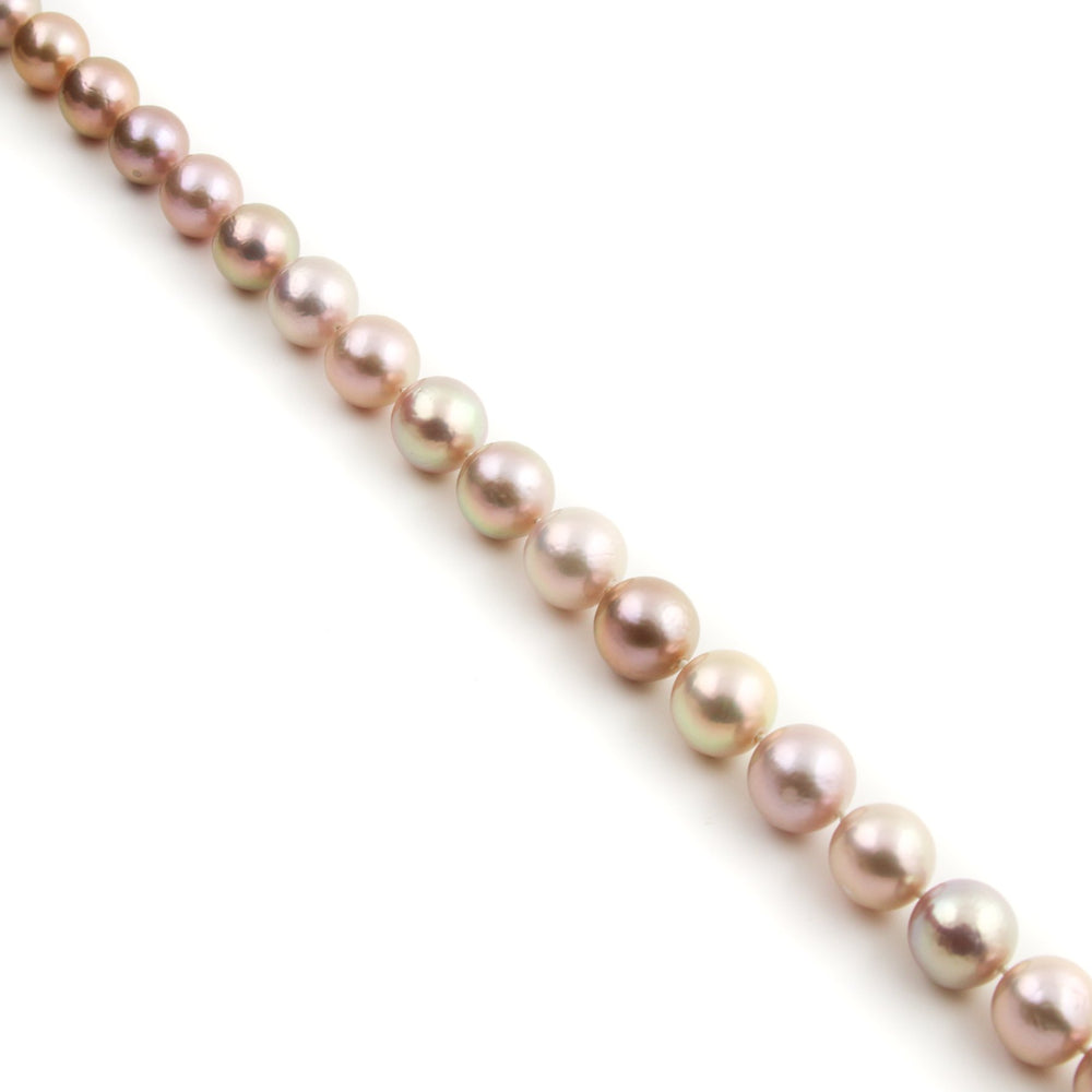 
                  
                    14k White Gold Diamond Clasp x Lavender Pearl Necklace - Kingdom Jewelry
                  
                