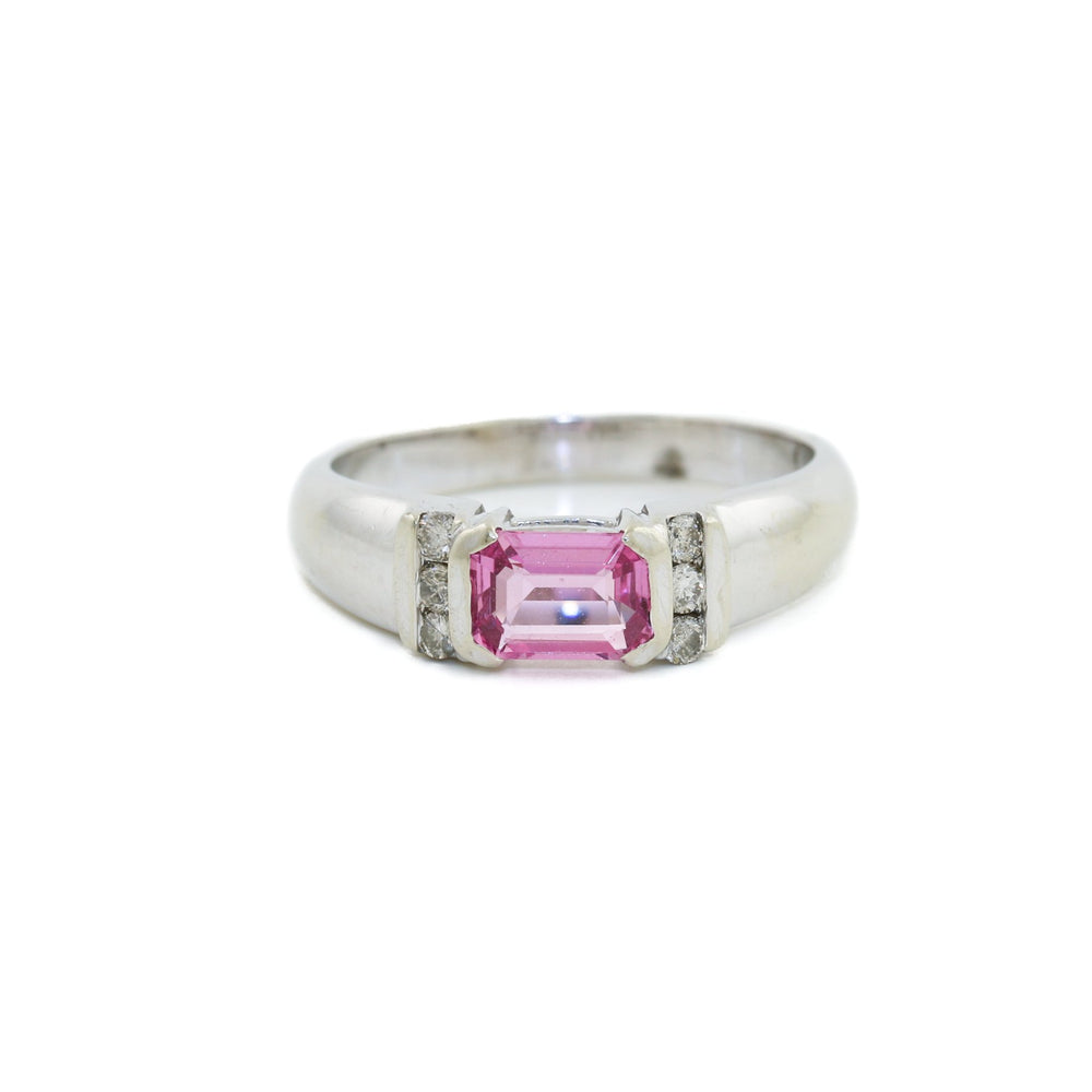 
                      
                        14k White Gold x Pink Sapphire Ring - Kingdom Jewelry
                      
                    