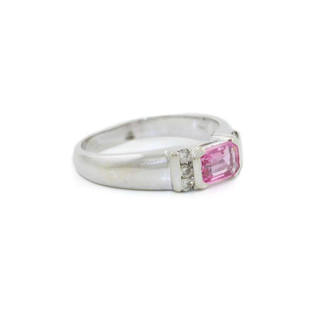 
                      
                        14k White Gold x Pink Sapphire Ring - Kingdom Jewelry
                      
                    