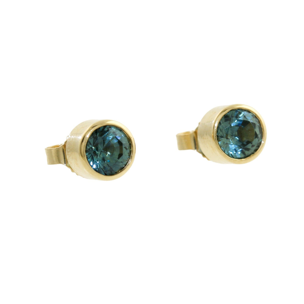 
                  
                    14k x Montana Sapphire Studs - Kingdom Jewelry
                  
                