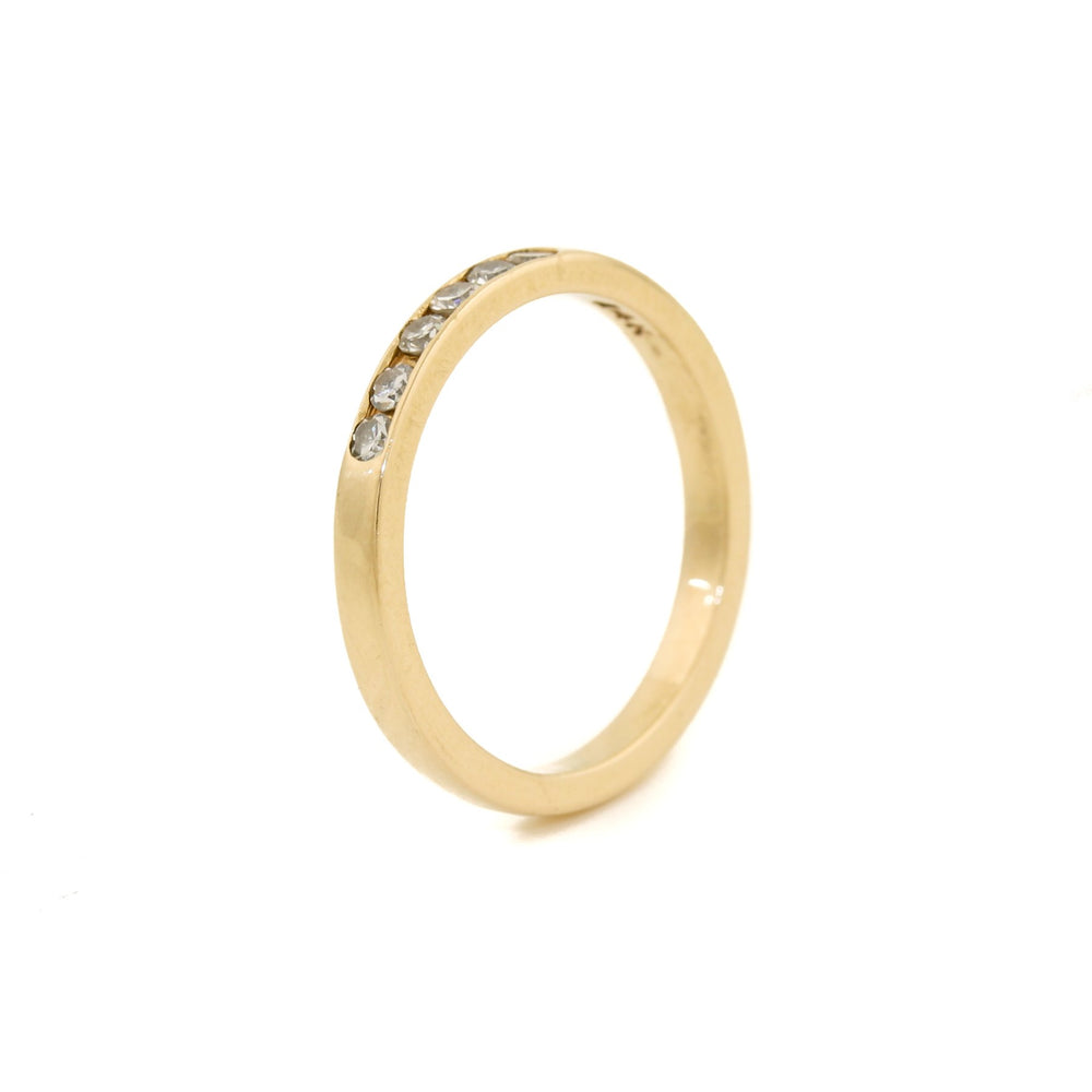 
                      
                        14K x Sextet Diamond Channel Band - Kingdom Jewelry
                      
                    