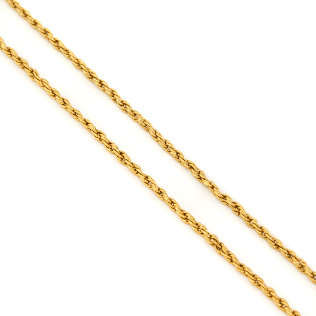 14k x Vintage 2mm Rope Chain Necklace - Kingdom Jewelry