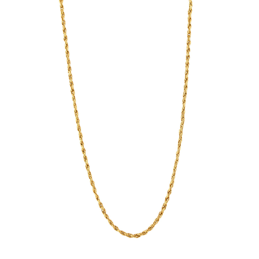 14k x Vintage 2mm Rope Chain Necklace - Kingdom Jewelry