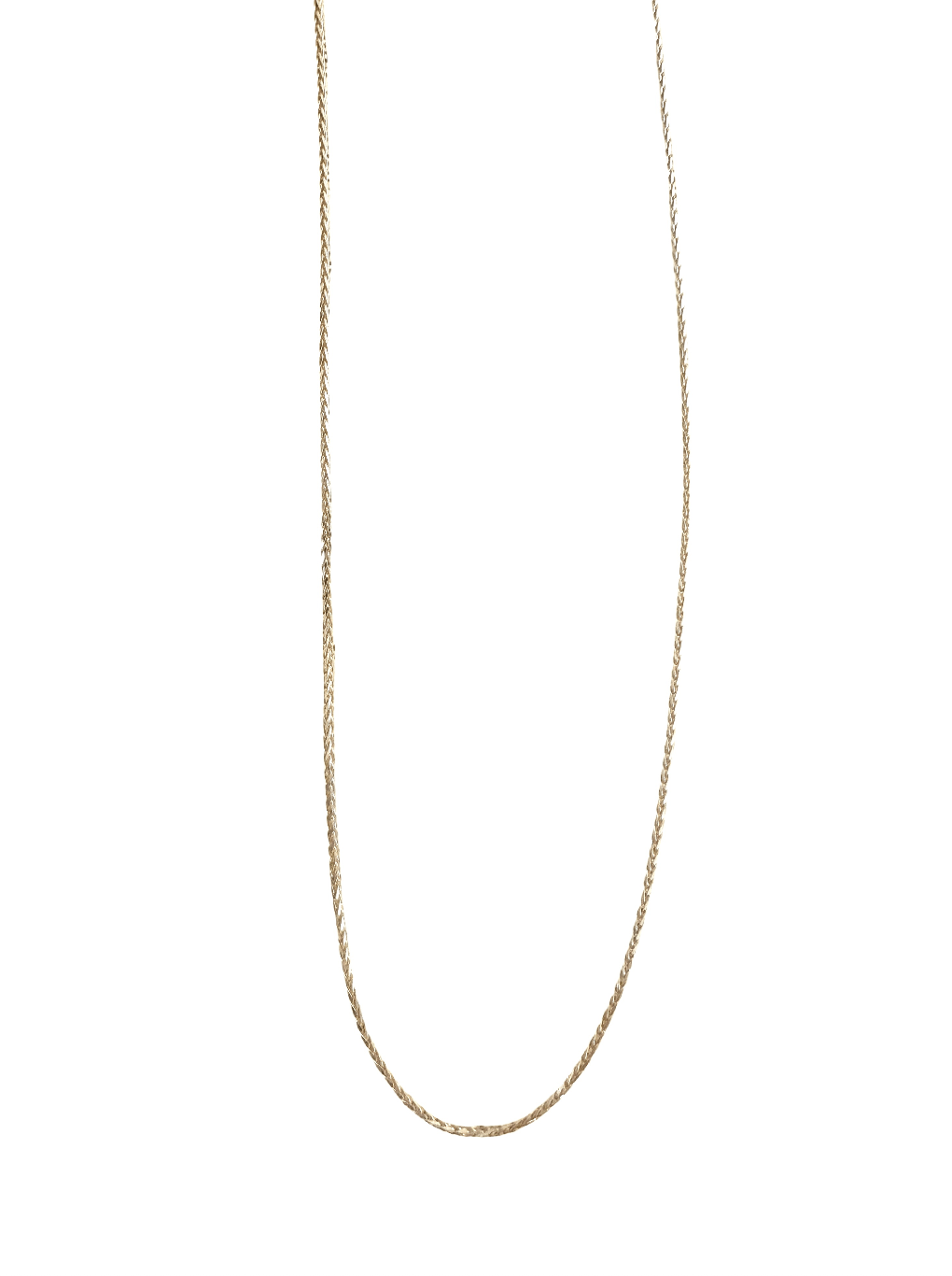 14k Yellow Gold 18 Inch Wheat Link Chain - Kingdom Jewelry