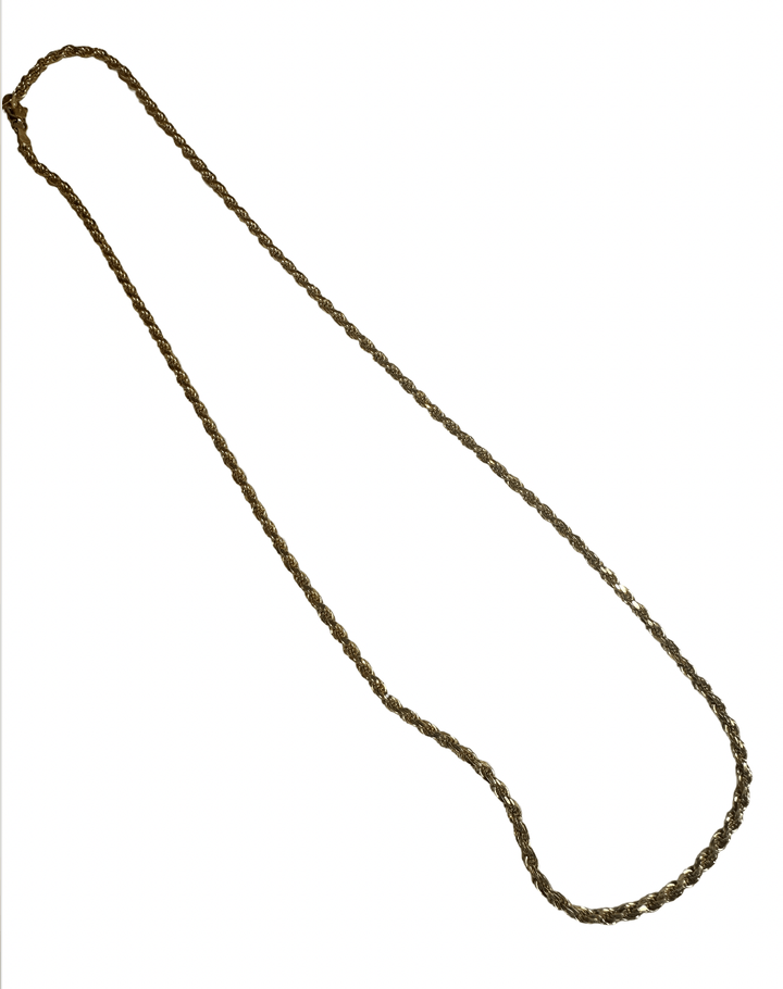 14k Yellow Gold Singapore Link 22 Inch Chain - Kingdom Jewelry