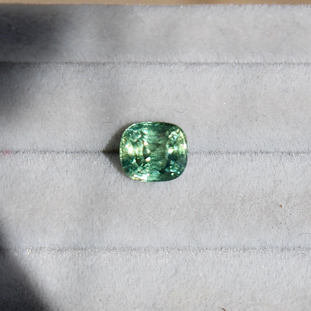 
                      
                        1.50ct Cushion Teal Sapphire - Kingdom Jewelry
                      
                    