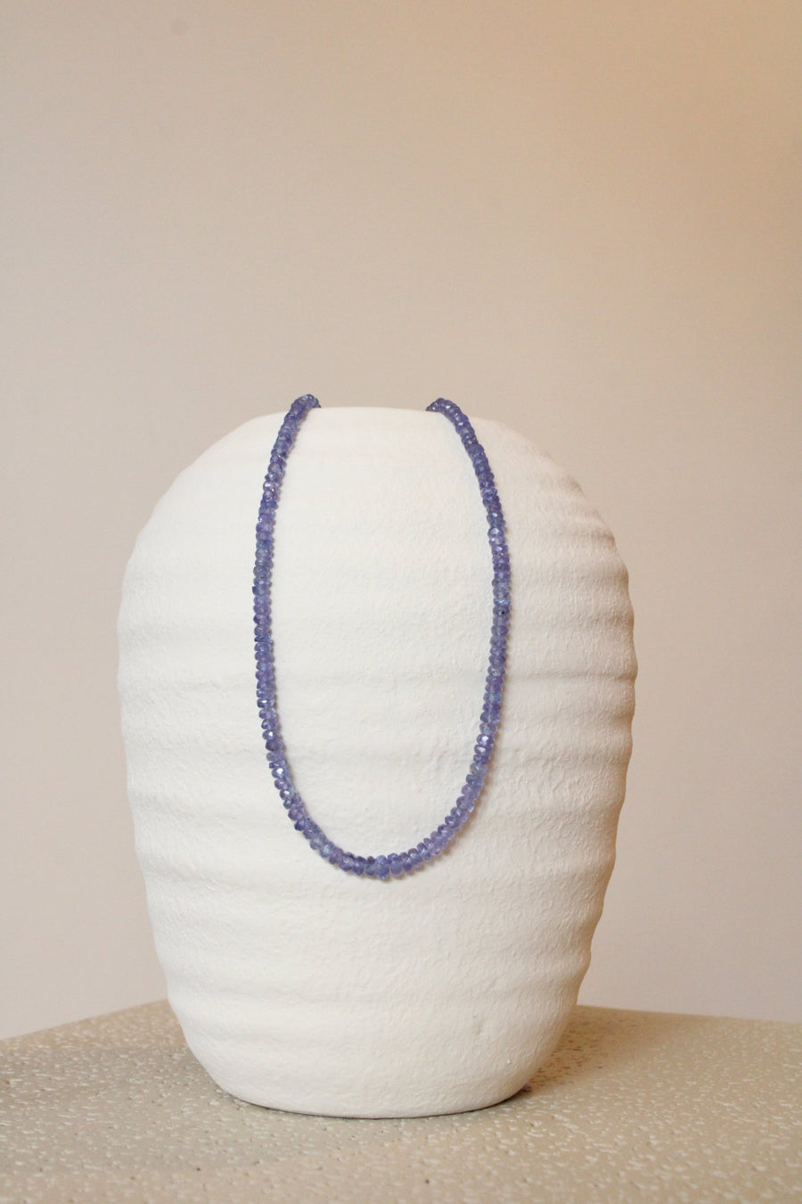 16" Faceted Tanzanite Gem Strand Necklace - Kingdom Jewelry