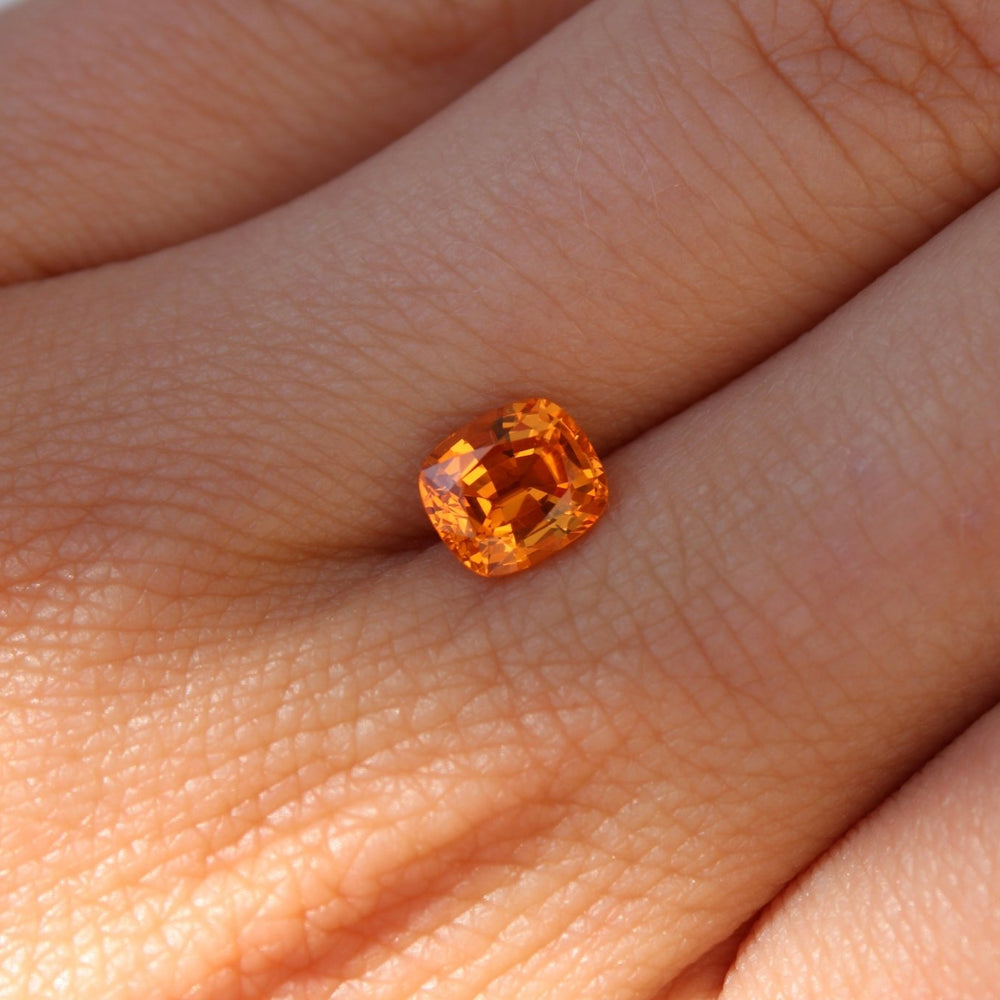 
                      
                        1.60ct Cushion Mandarin Garnet - Kingdom Jewelry
                      
                    