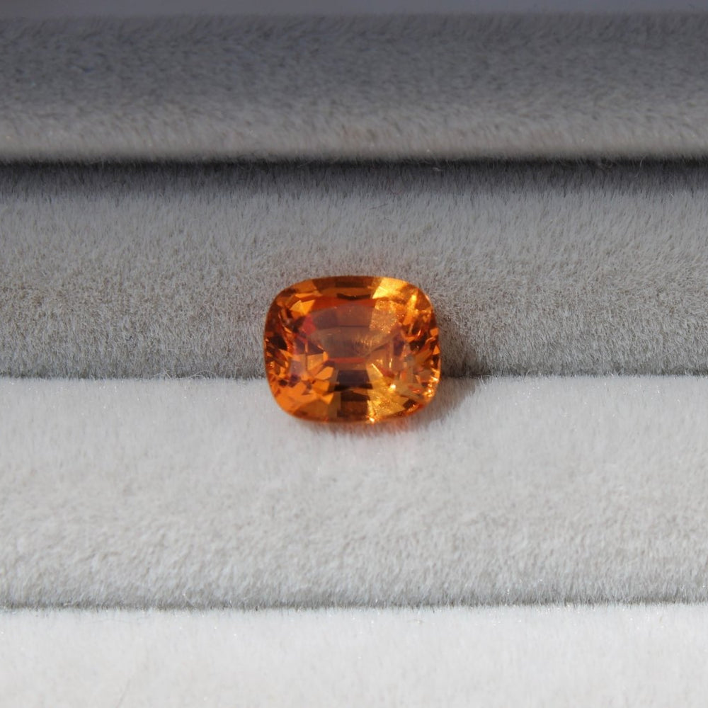 
                      
                        1.60ct Cushion Mandarin Garnet - Kingdom Jewelry
                      
                    