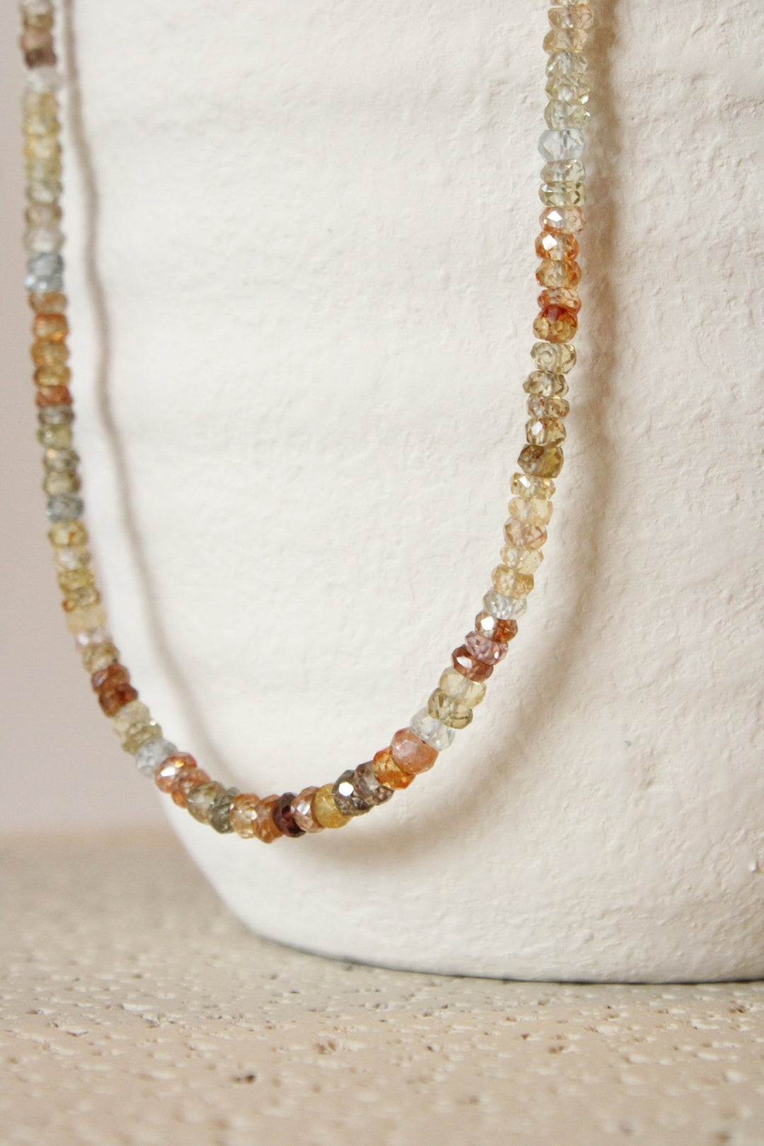 16.5" Solstice Faceted Gradient Zircon Gem Strand - Kingdom Jewelry