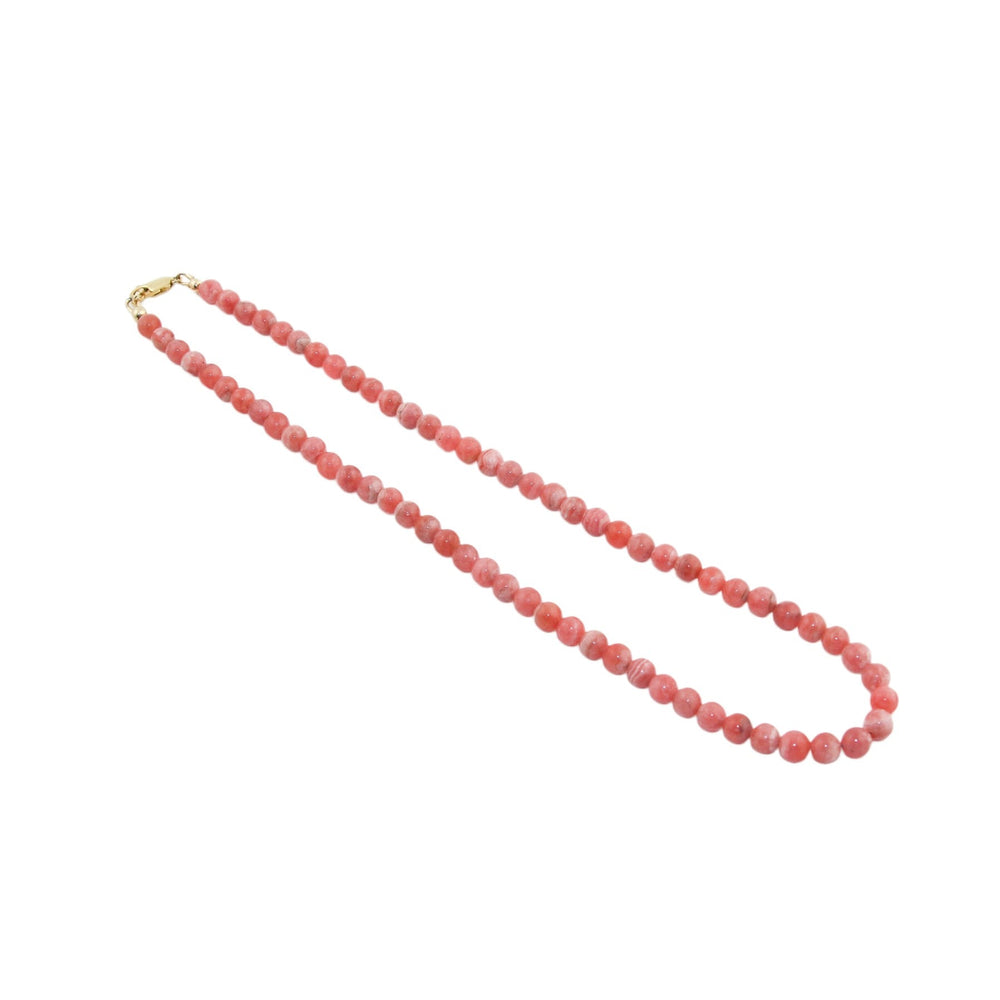 
                      
                        17.5" Rhodochrosite Beaded Necklace - Kingdom Jewelry
                      
                    