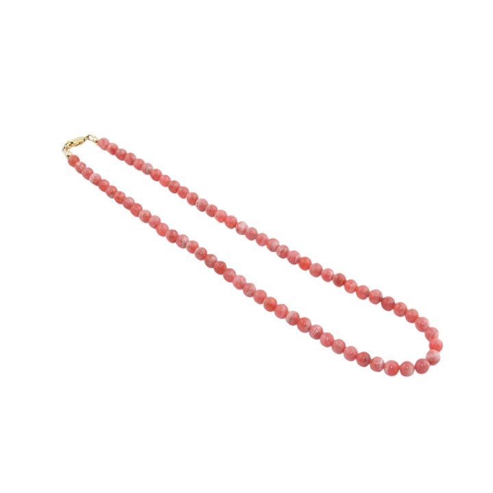 17.5" Rhodochrosite Beaded Necklace - Kingdom Jewelry