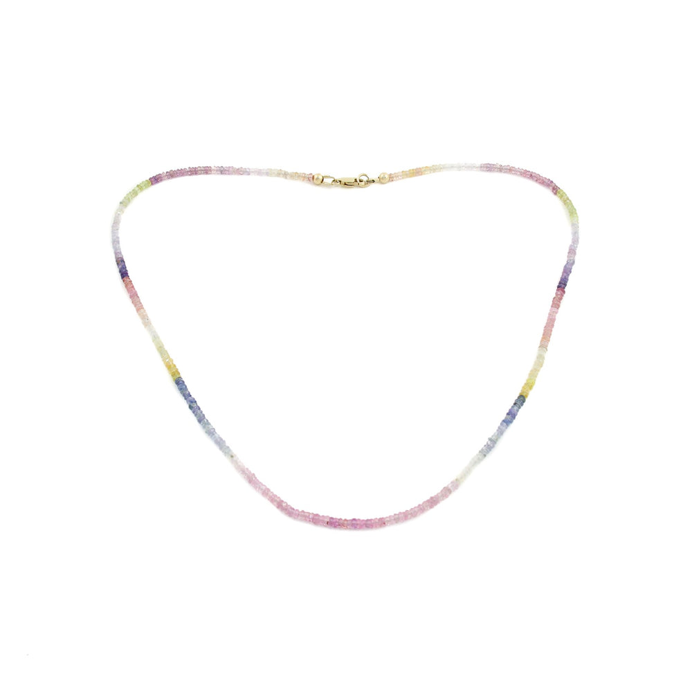 
                  
                    18" Faceted Pastel Sapphire + Gold Necklace Strand - Kingdom Jewelry
                  
                