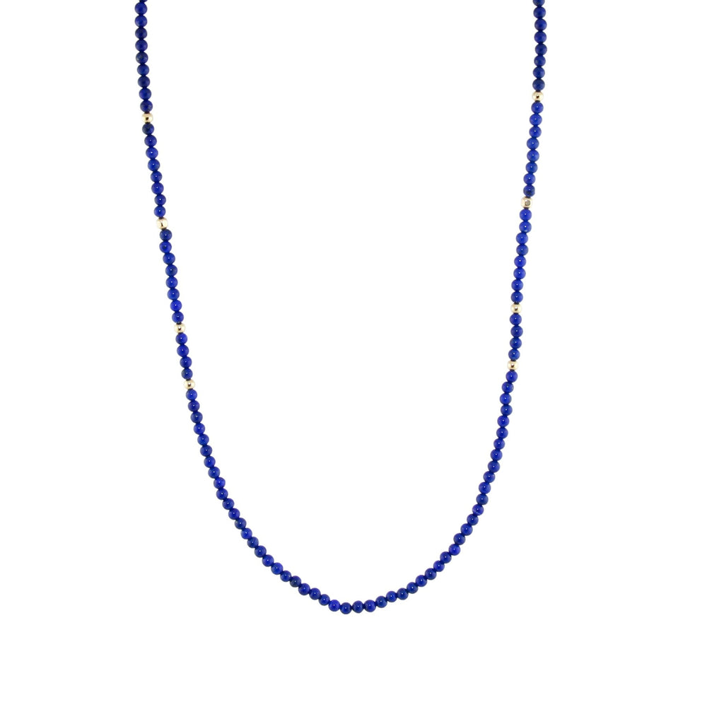 
                      
                        18" Lapis Lazuli x Gold Beaded Necklace - Kingdom Jewelry
                      
                    