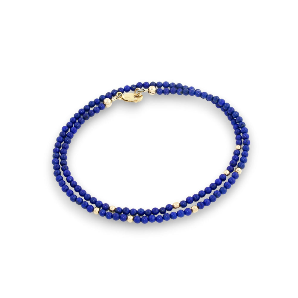 
                      
                        18" Lapis Lazuli x Gold Beaded Necklace - Kingdom Jewelry
                      
                    