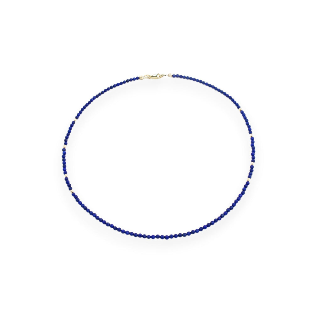 
                      
                        18" Lapis Lazuli x Gold Beaded Necklace - Kingdom Jewelry
                      
                    