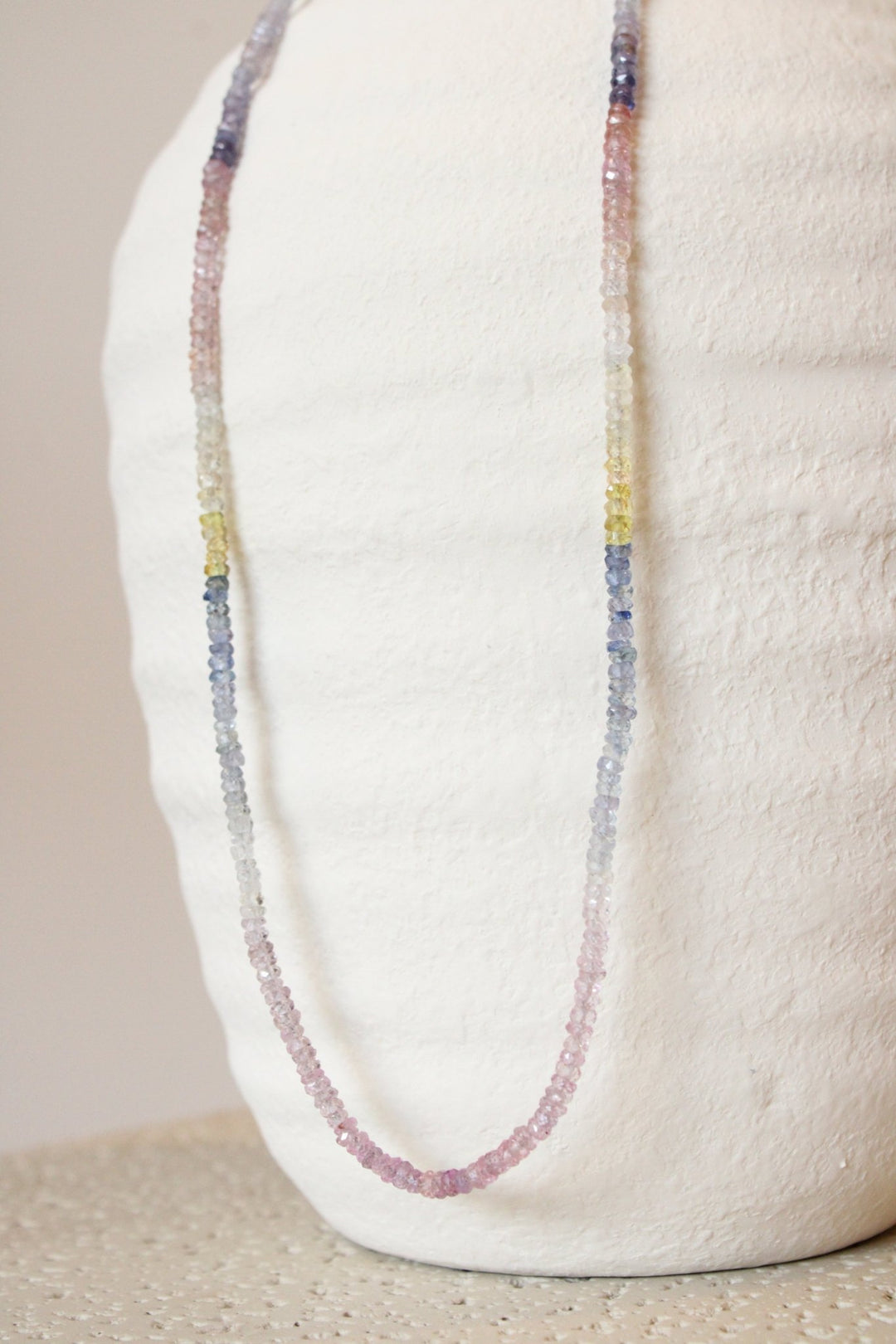 18.5" Midsummer Rainbow Sapphire Gem Strand - Kingdom Jewelry