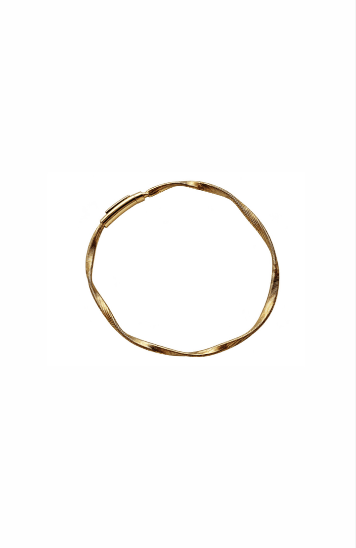 18K Gold Twisted Flexi Bracelet - Kingdom Jewelry