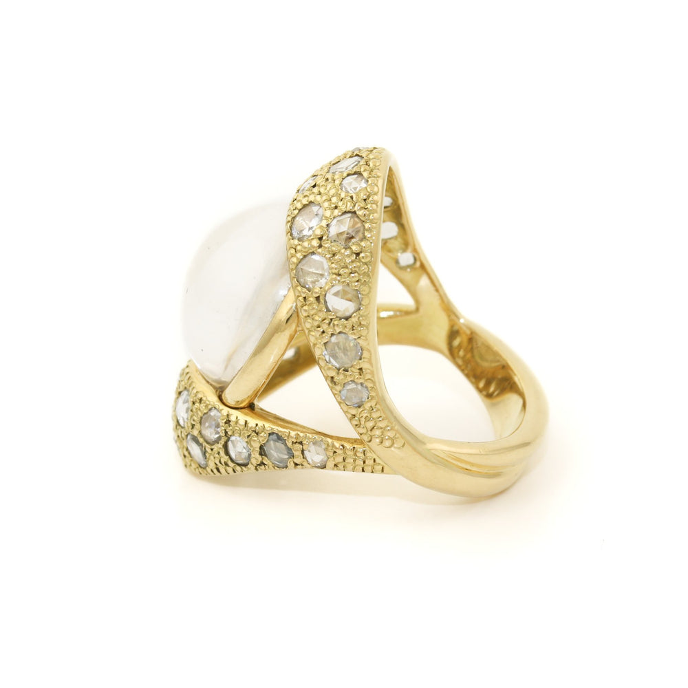 
                  
                    18k Gold x 1.25 ct Rose - Cut Diamond "Celestial Eye" Cocktail Ring - Kingdom Jewelry
                  
                