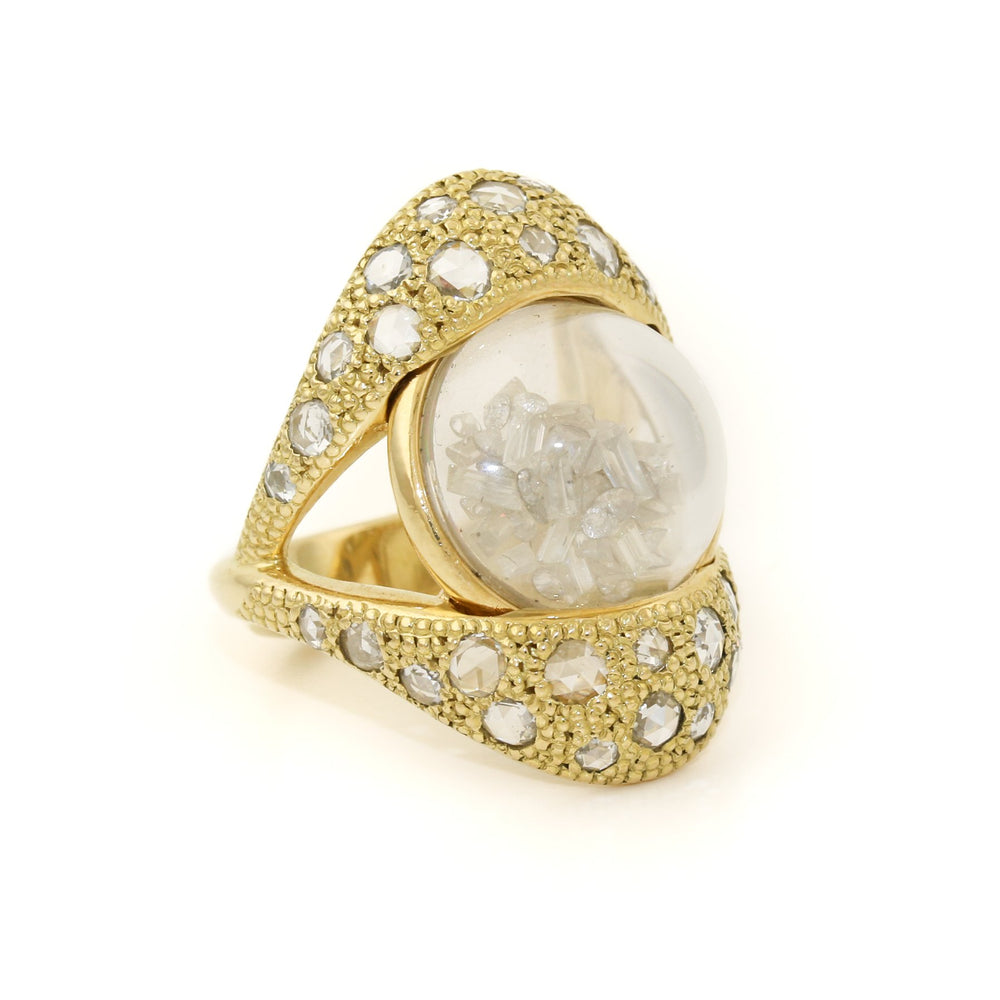 
                  
                    18k Gold x 1.25 ct Rose - Cut Diamond "Celestial Eye" Cocktail Ring - Kingdom Jewelry
                  
                