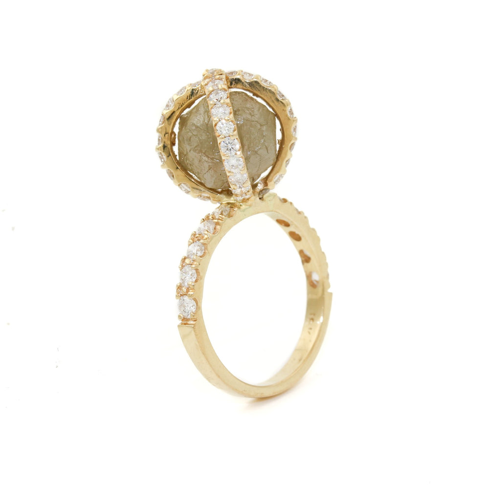 
                  
                    18k Gold x 6ct Rough Diamond Cocktail Ring - Kingdom Jewelry
                  
                