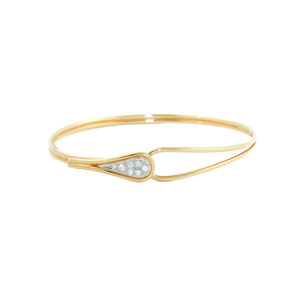 
                      
                        18K Gold x White Diamond Glamour Bangle - Kingdom Jewelry
                      
                    