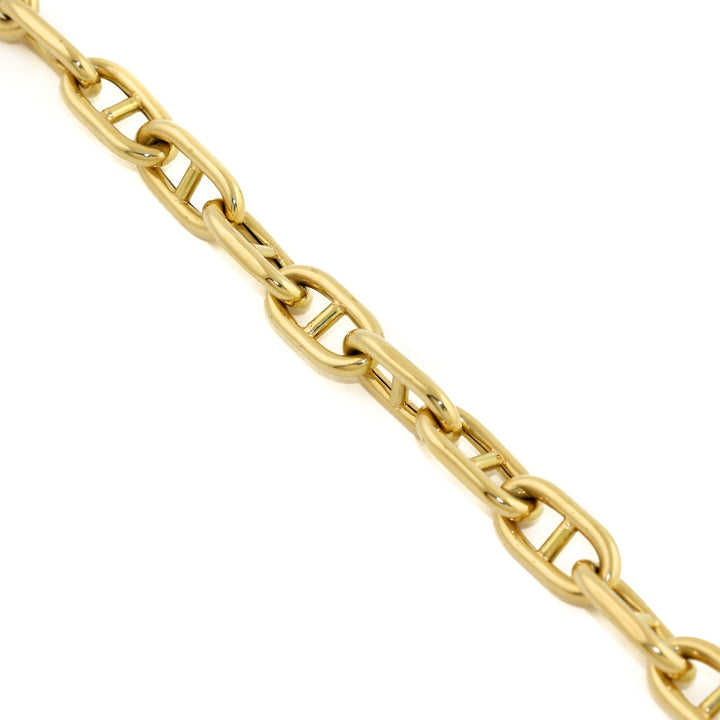 18k x 10mm Marine Link Bracelet - Kingdom Jewelry