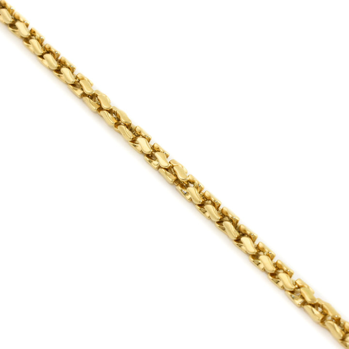 18k x 7mm Astro Snake Link Bracelet - Kingdom Jewelry