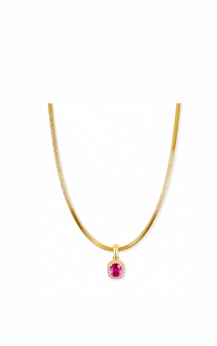18K Yellow Gold 1ct Spinel Mahenge w/ Natural Diamonds - Kingdom Jewelry