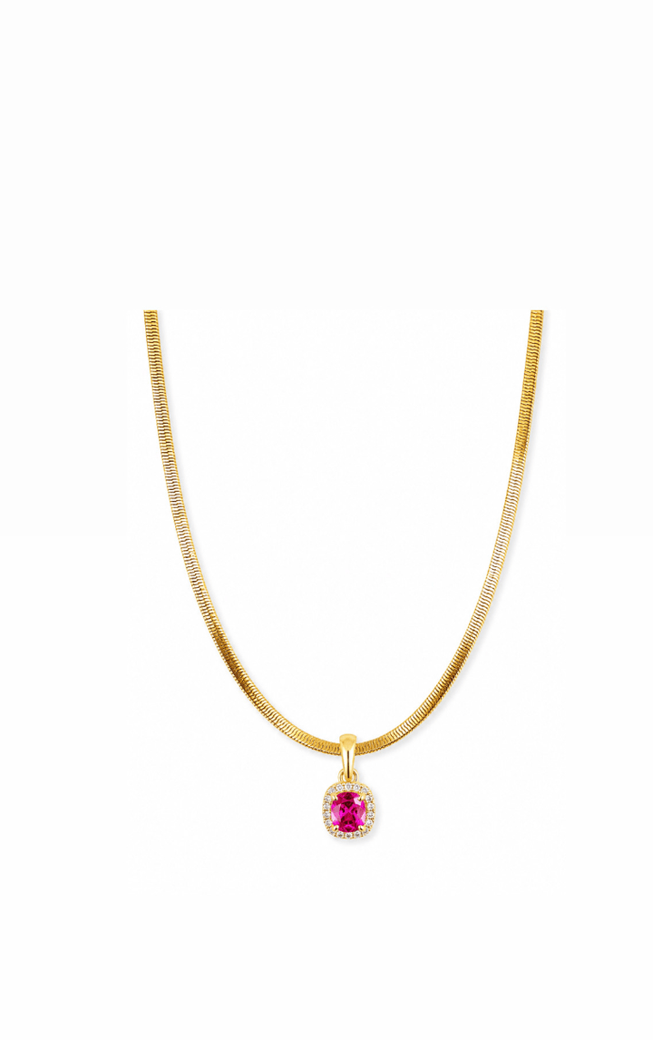 18K Yellow Gold 1ct Spinel Mahenge w/ Natural Diamonds - Kingdom Jewelry
