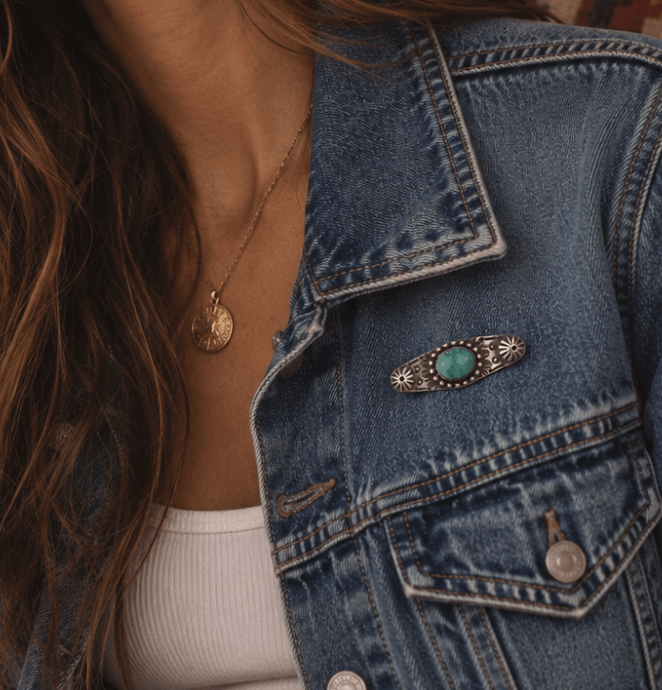 1940s Navajo Silver Pin - Kingdom Jewelry