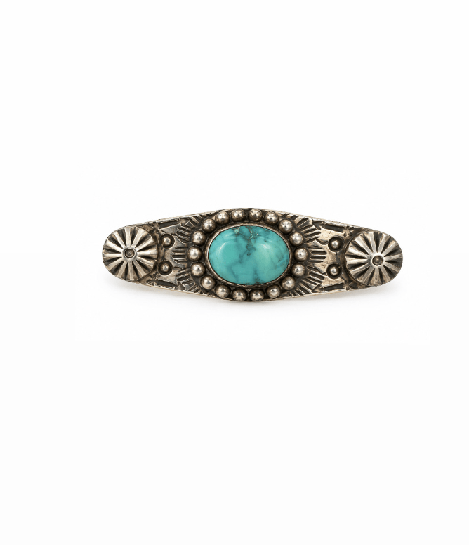 1940s Navajo Silver Pin - Kingdom Jewelry
