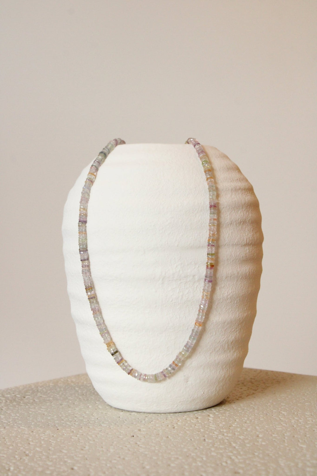 19.5" Faceted Pastel Multi Stripe Sapphire Gem Strand - Kingdom Jewelry