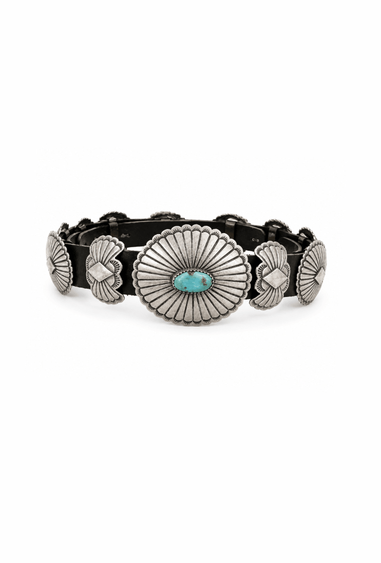 1980's Concho Belt - Kingdom Jewelry