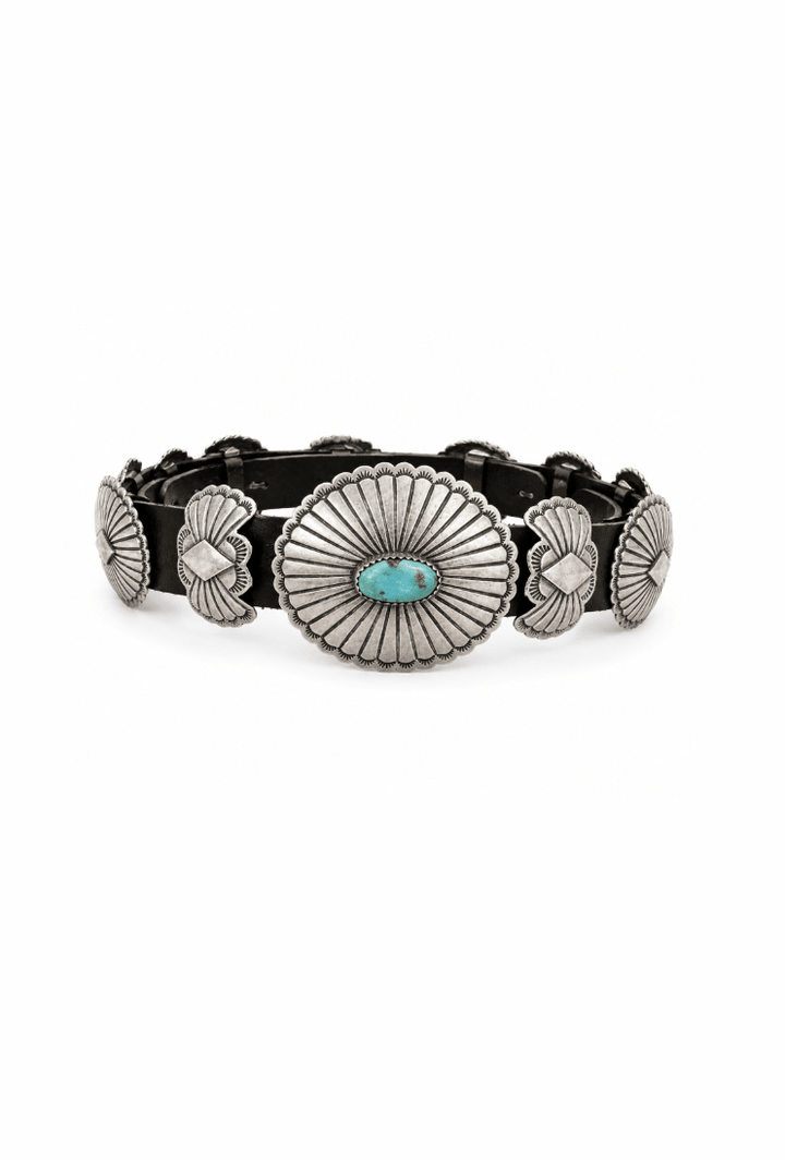 1980's Concho Belt - Kingdom Jewelry