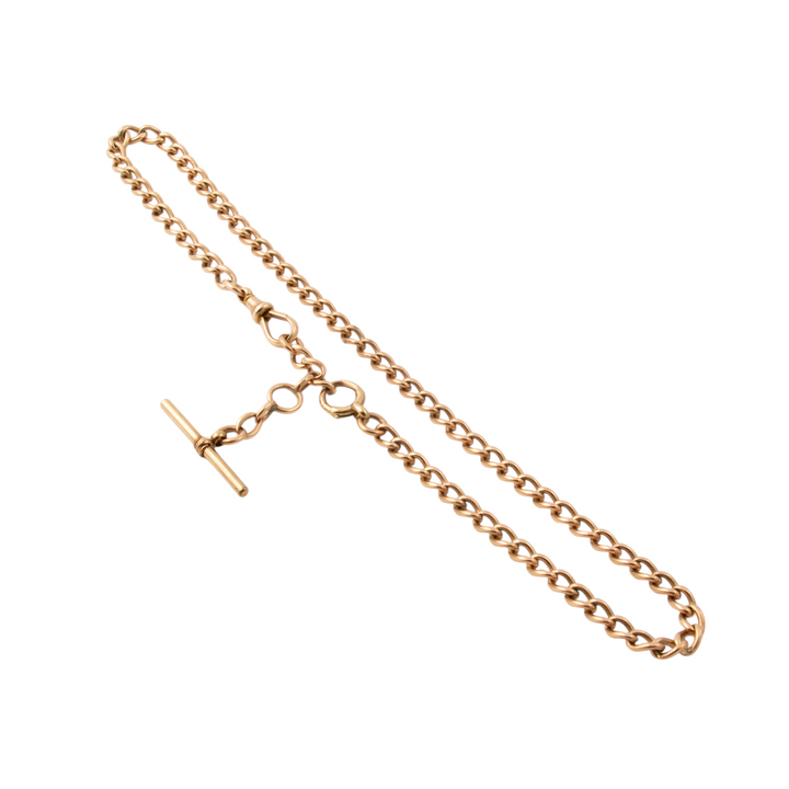 9k Rose Gold x Antique 1920's 5mm Watch Chain