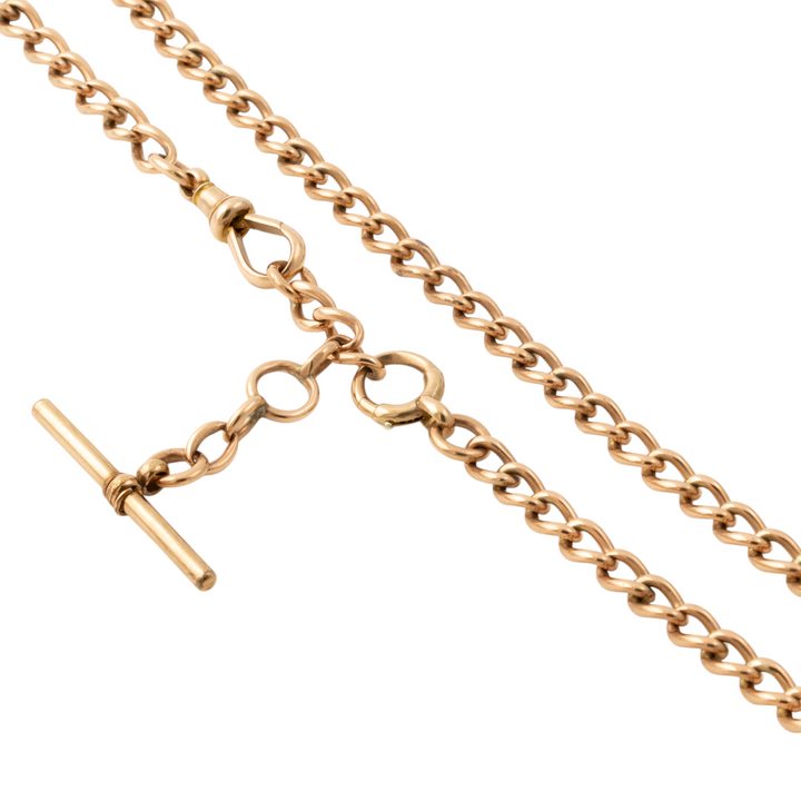 9k Rose Gold x Antique 1920's 5mm Watch Chain