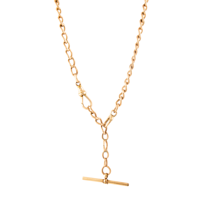 9k Rose Gold x Antique 1920's 5mm Watch Chain