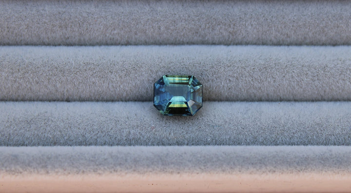 2.04ct Radiant Blue Bi - Colour Sapphire - Kingdom Jewelry