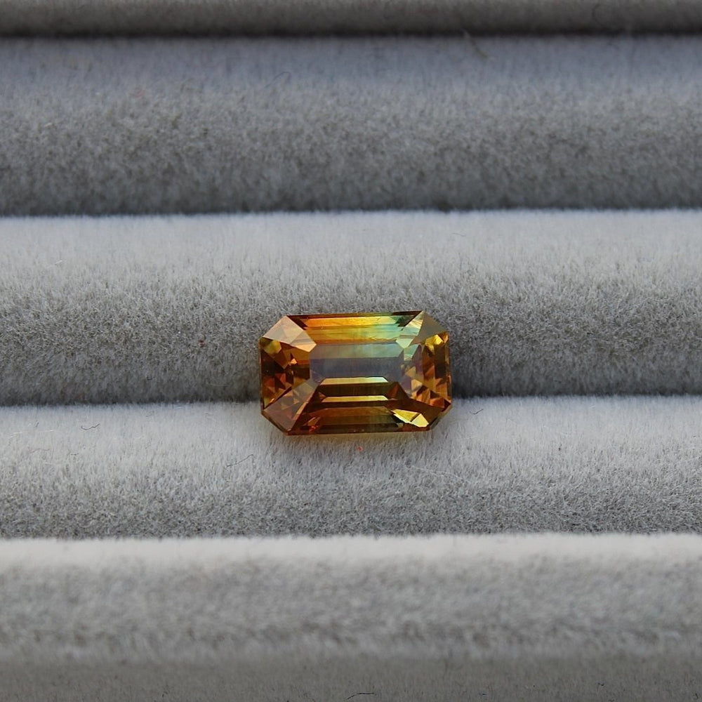 
                      
                        2.06ct Emerald Cut Yellow Parti Sapphire - Kingdom Jewelry
                      
                    