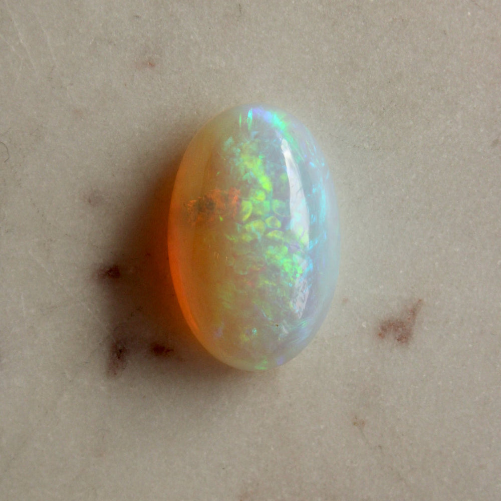 21.01 Oval x Ethiopian Welo Opal - Kingdom Jewelry