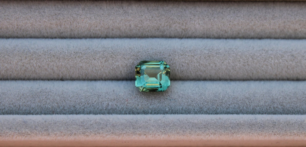 
                      
                        2.10ct Asscher Teal Sapphire - Kingdom Jewelry
                      
                    