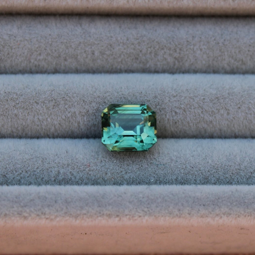 
                      
                        2.10ct Asscher Teal Sapphire - Kingdom Jewelry
                      
                    