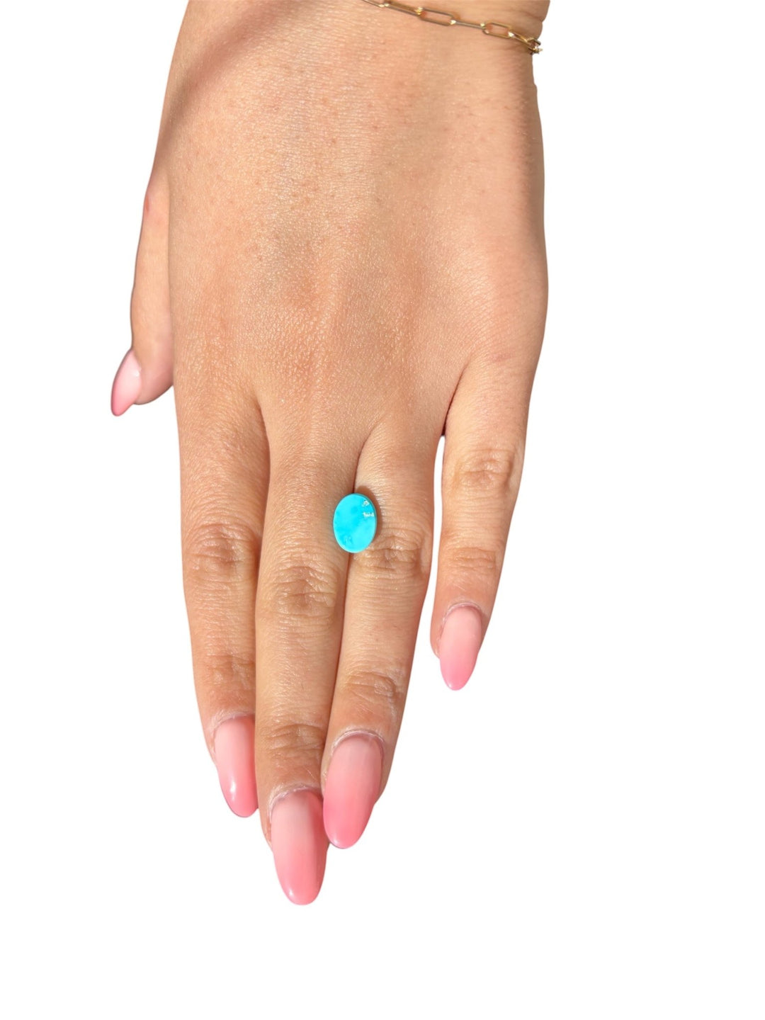 2.10ct Persian Robins Egg Blue Natural Turquoise - Kingdom Jewelry