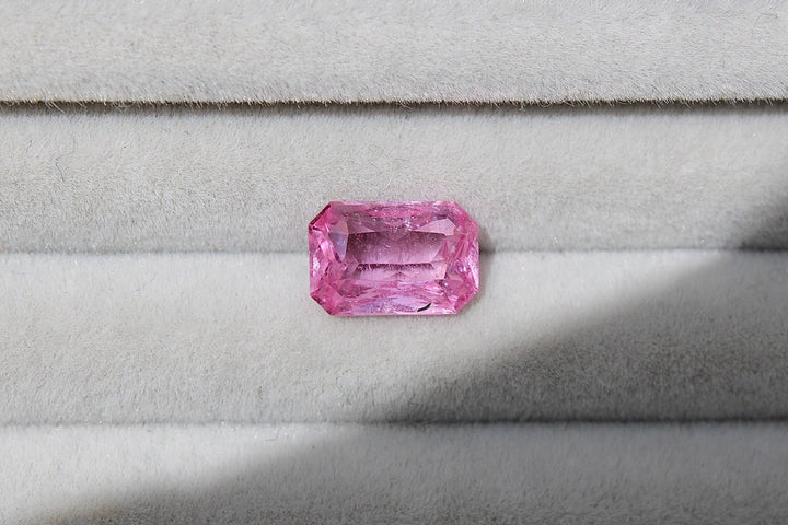 2.20ct Radiant Hot Pink Sapphire - Kingdom Jewelry